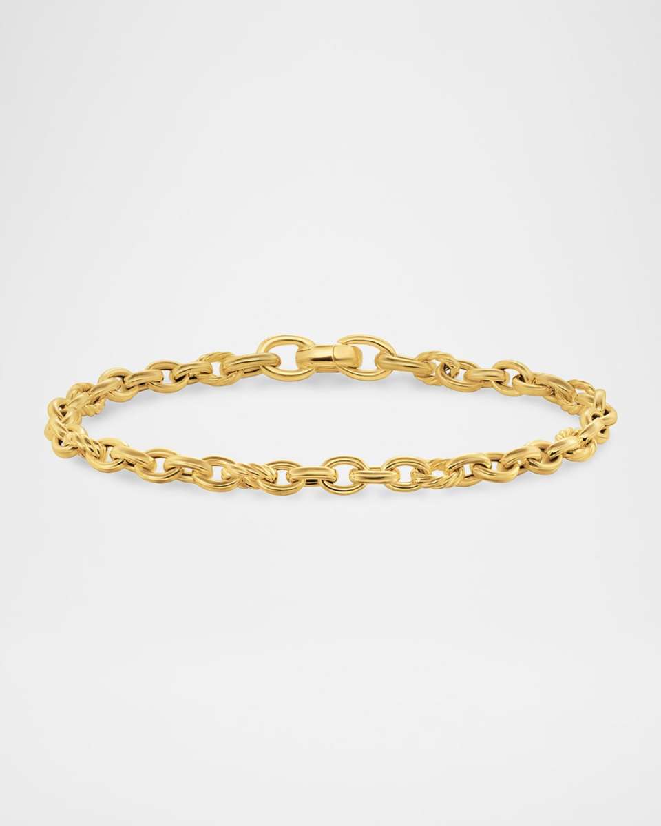 DY Mercer Petite Chain Bracelet in 18K Gold, 4.5mm